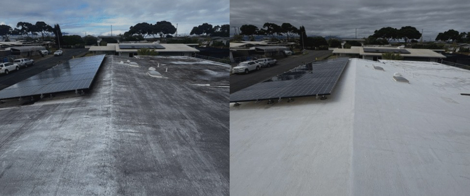 image of home roof cleaned by Pacific Spray Wash