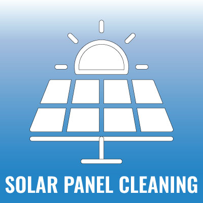 icon link to solar panel washing page